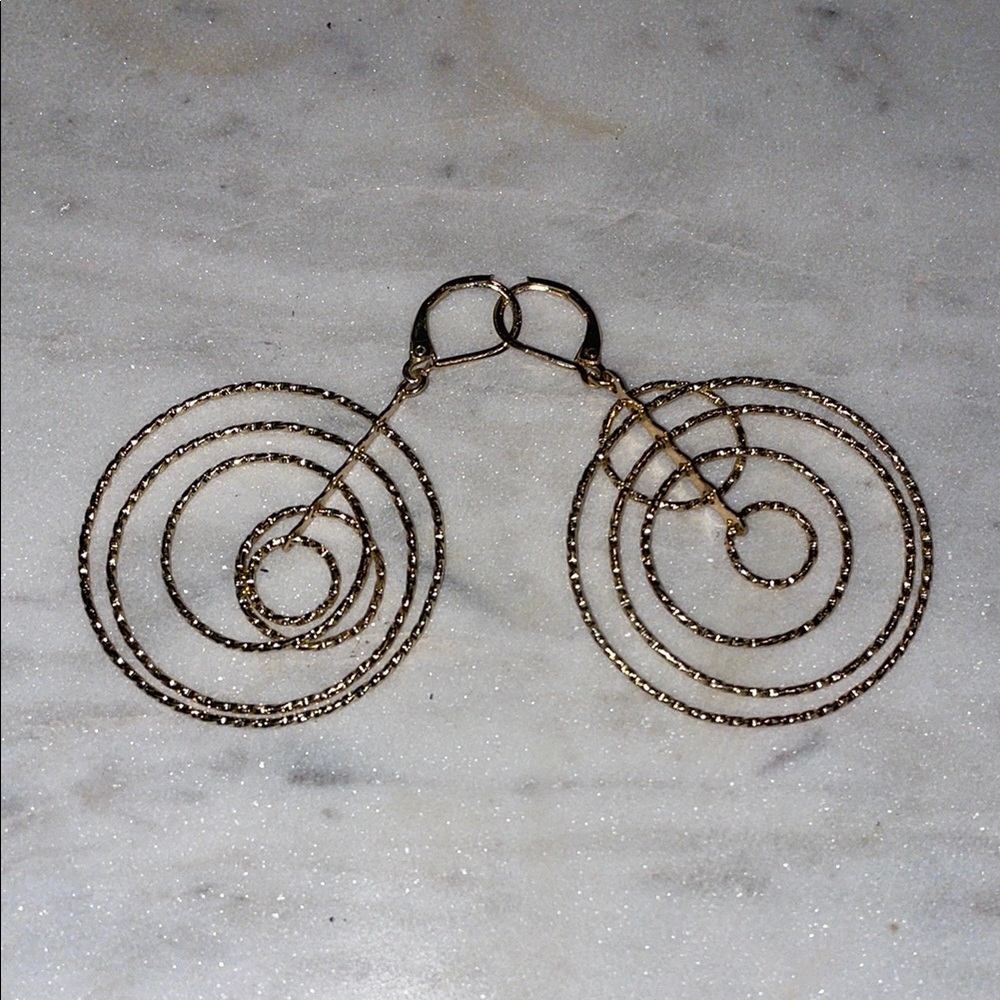 Goldtone earrings